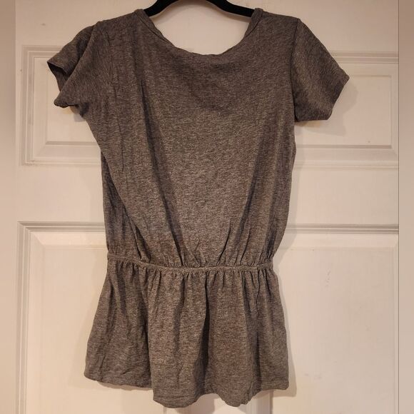 Poof Gray short sleeve blouse - Picture 3 of 3